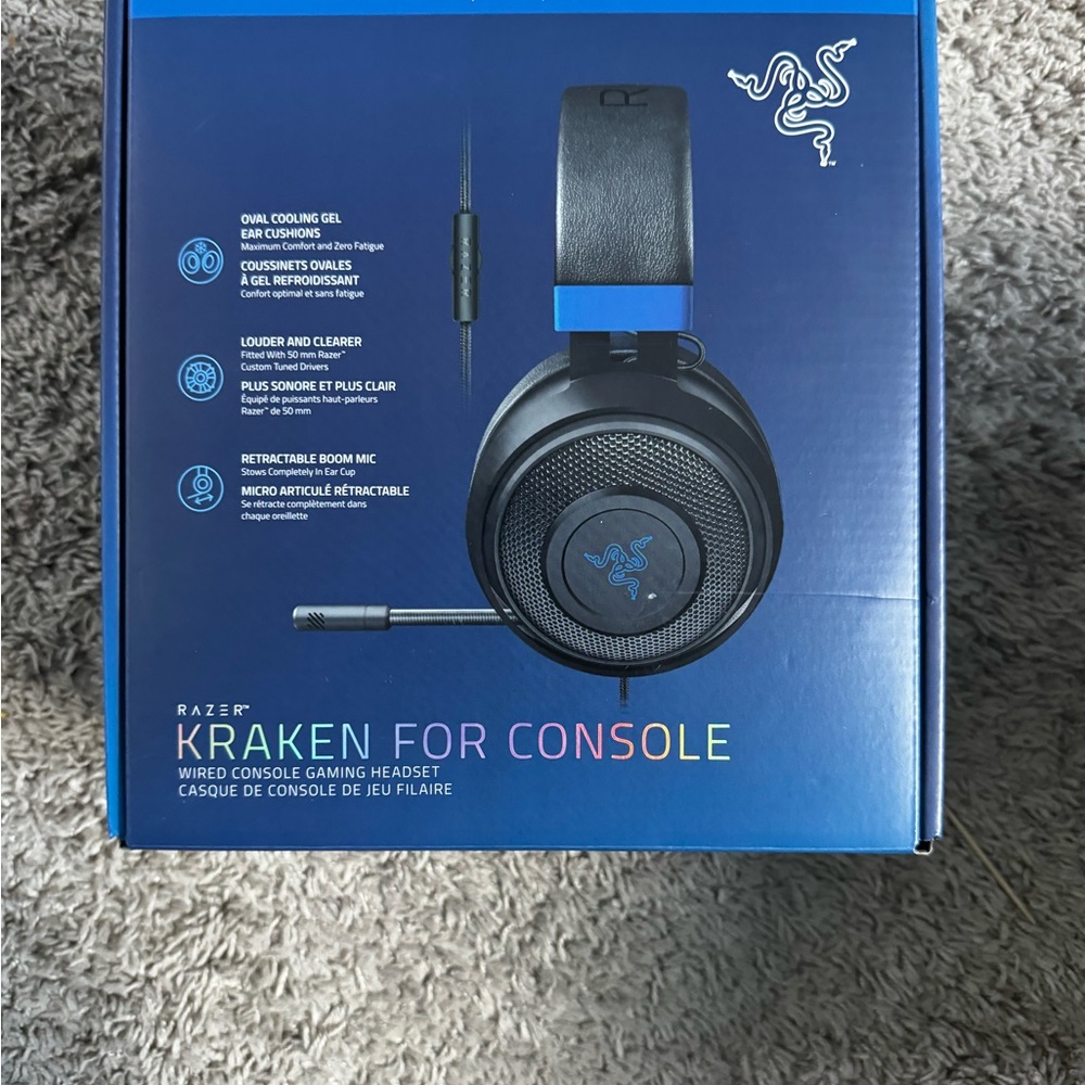 Razer Kraken Headset for playstation/xbox/pc/switch